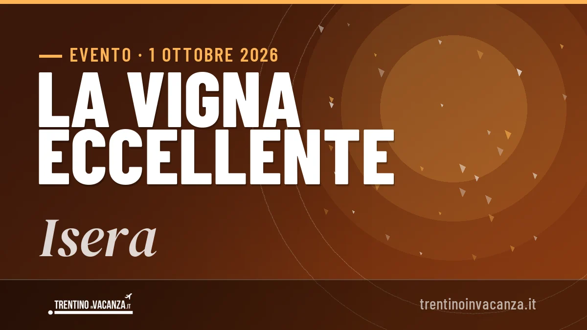 La Vigna Eccellente Isera 2026: date e programma da non perdere